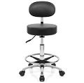 Optometrist Stool - back and foot rest